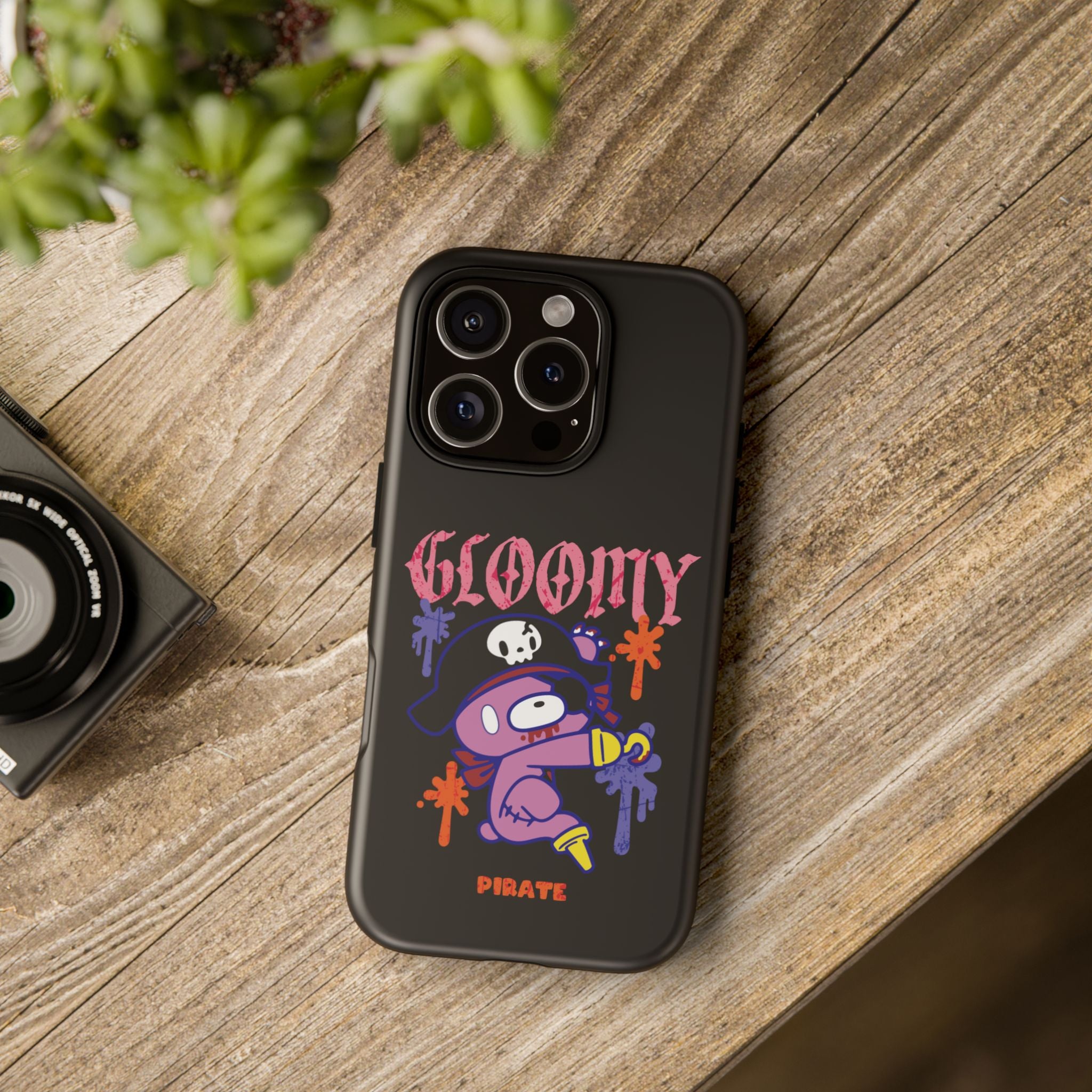 gloomy bear Halloween pirate Phone Case